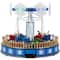 LED Lighted Animated and Musical Carnival Ride Christmas Village Display - 12"